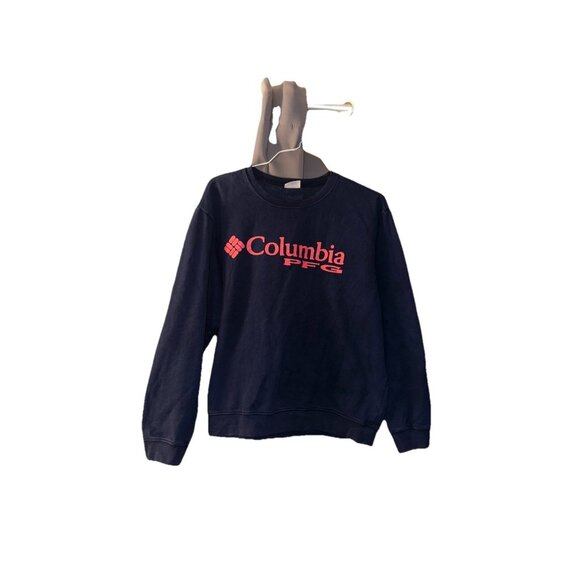 Columbia Sweatshirt Womens Large Blue Long Sleeve Out Crew Neck PFG - Picture 1 of 3